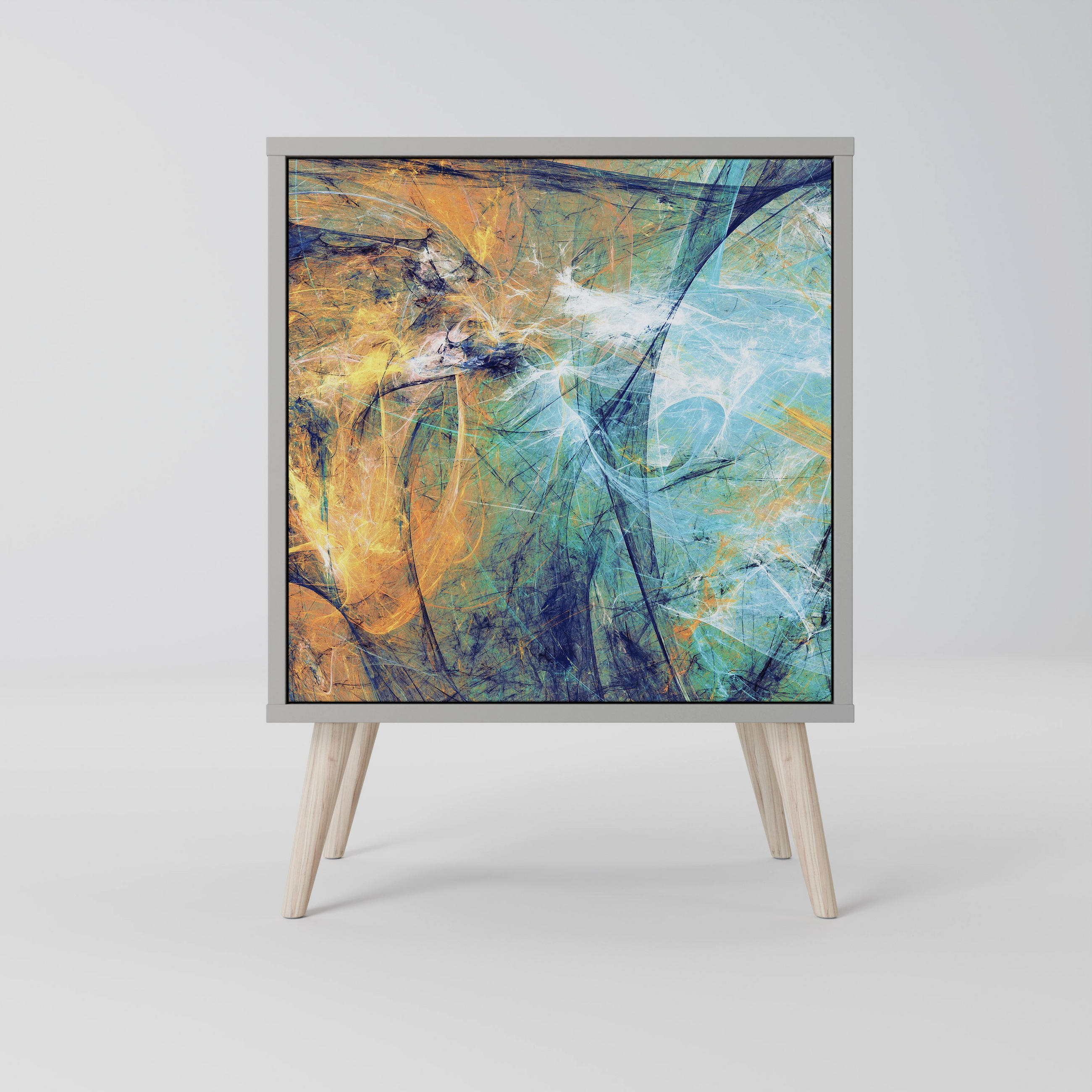 SpaceRebels Sideboard Grau 57.5x77.5x42 cm