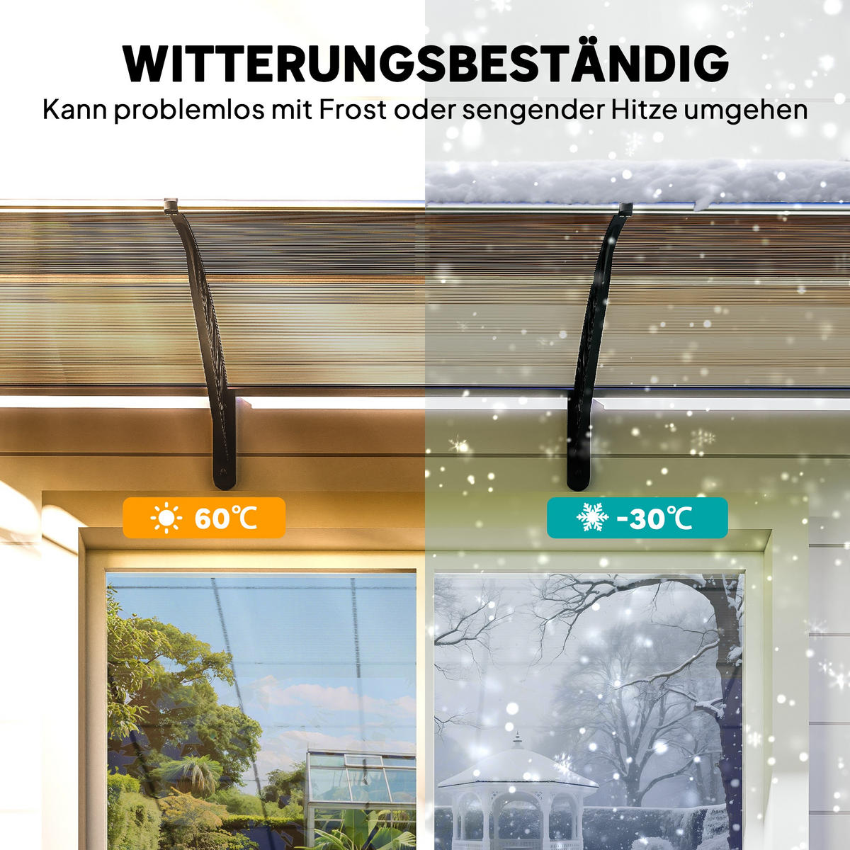 MARKISE Braun 303.0/96.0/27.0cm - Braun, Kunststoff (96/27/303cm)