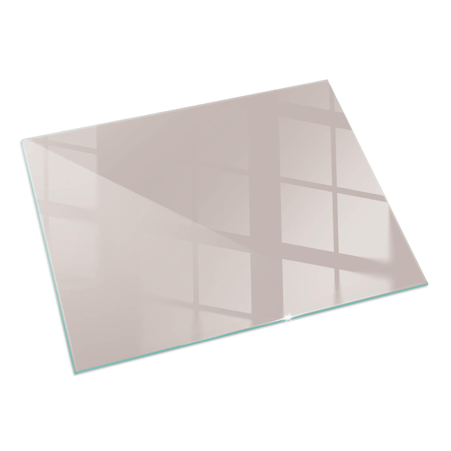 ArtPrintCave Glasplatte Beige 120x80x0.4 cm