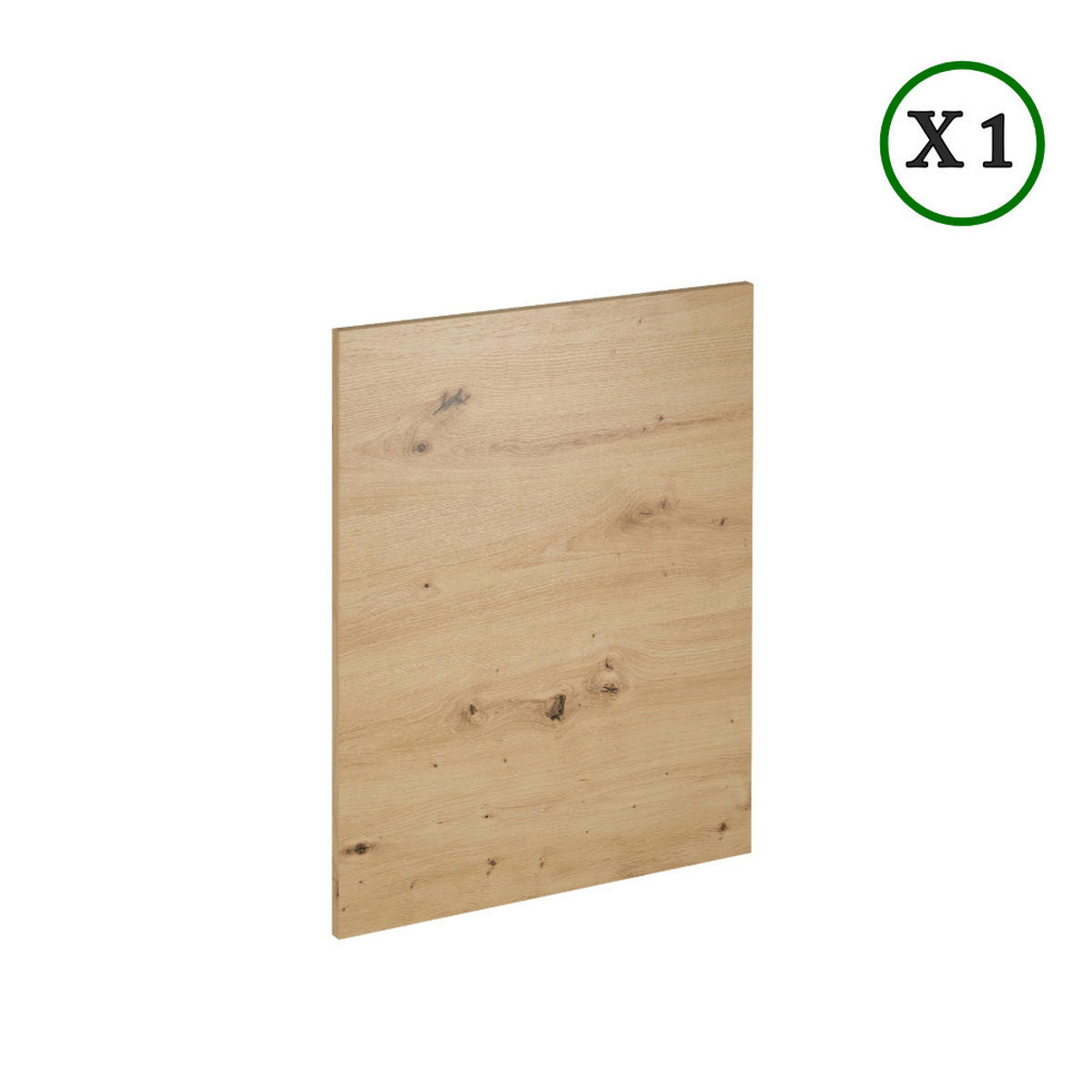 KÜCHENZEILE 360 cm - Langen K72-M360 R in Artisan Eiche - Schwarz/Eiche Artisan, Holz/Metall (360/248/58cm)