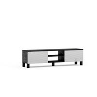 TV-ELEMENT Lukas Schwarzer Marmor Weiß - Schwarz/Weiß, Holzwerkstoff (150/40.3/35cm) - Decorotika