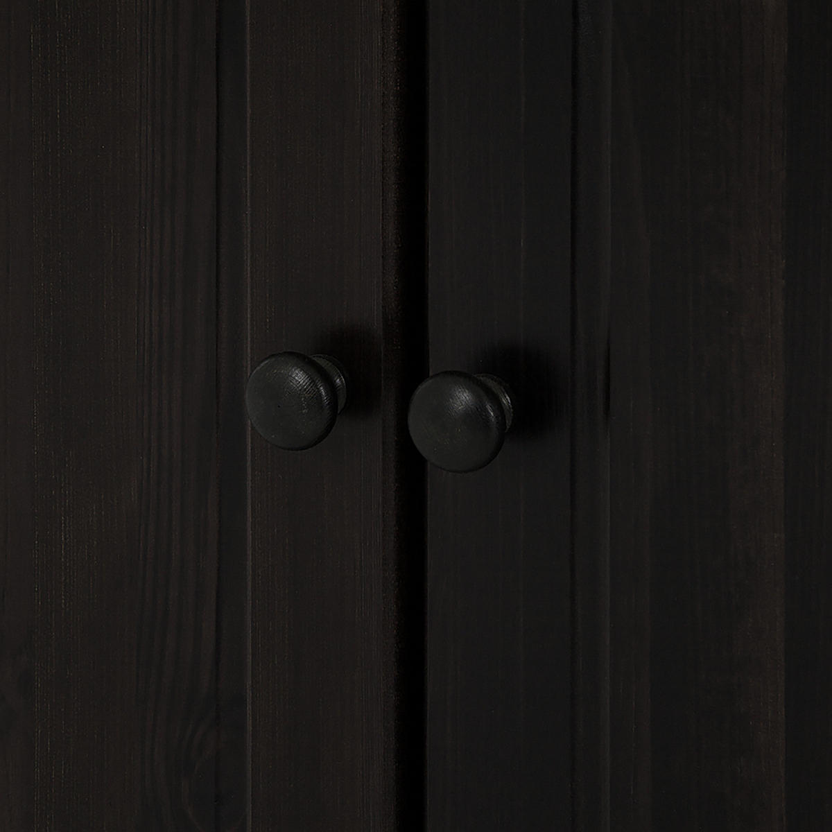 REGAL mit Türen - Kiefer massiv - Kieferfarben, Holz (74/223/37cm) - home24