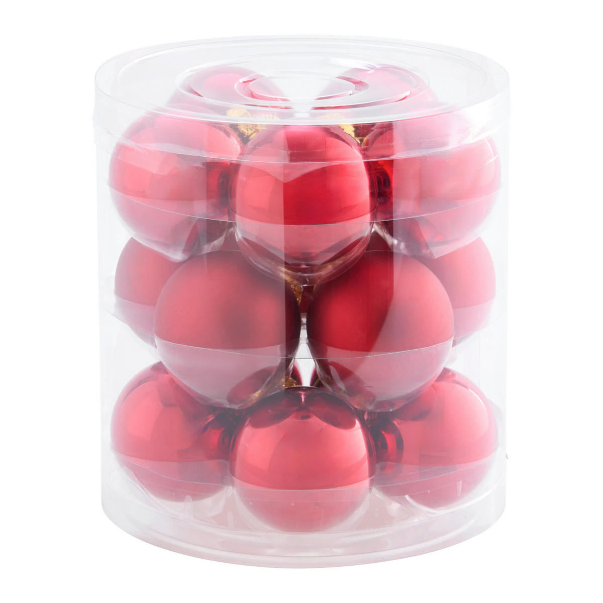 CHRISTBAUMKUGEL Noel Rot, 15-teilig - Rot, Glas (1/1/1cm) - Mömax