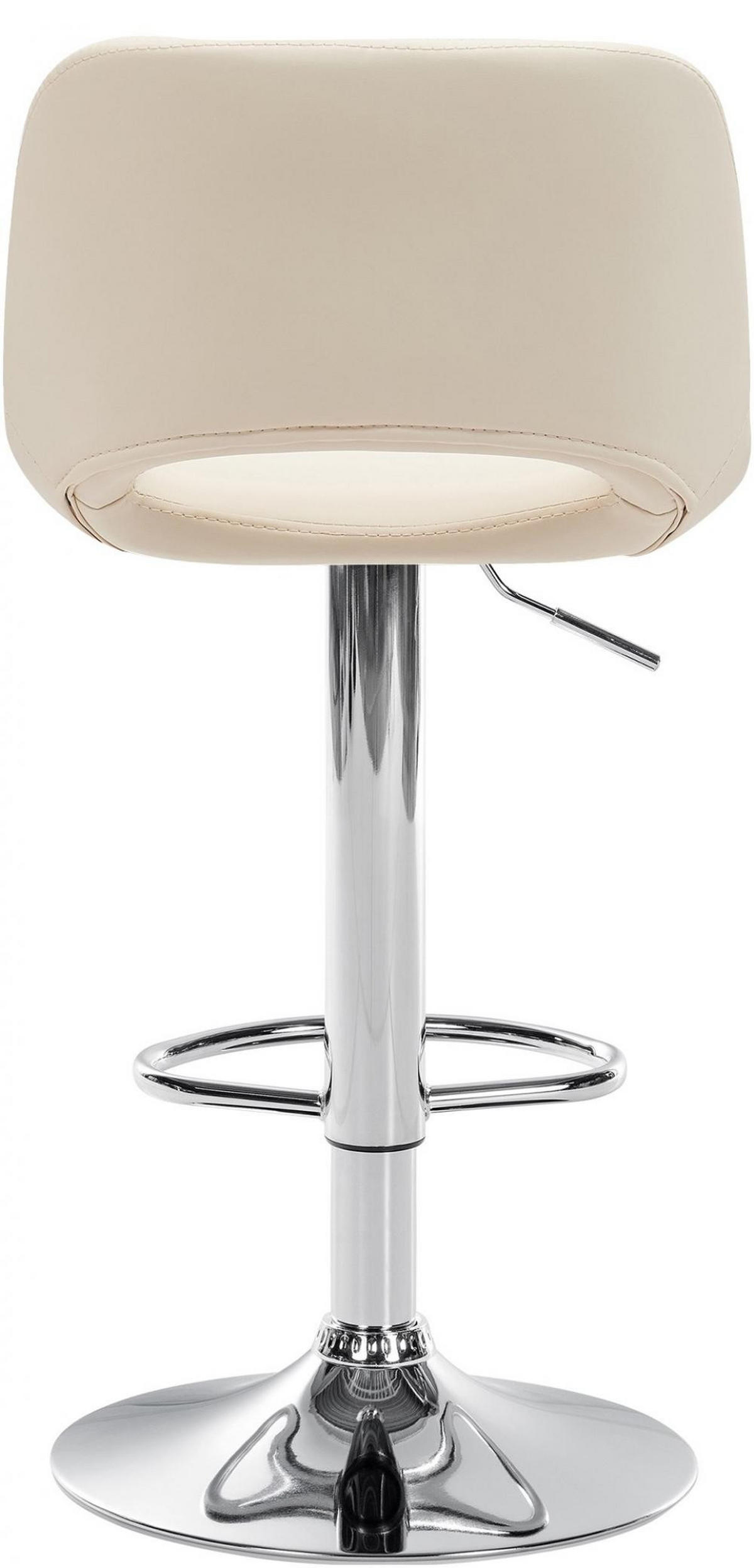 BARHOCKER Lederlook creme - Creme, Textil (42/86/46cm) - CLP