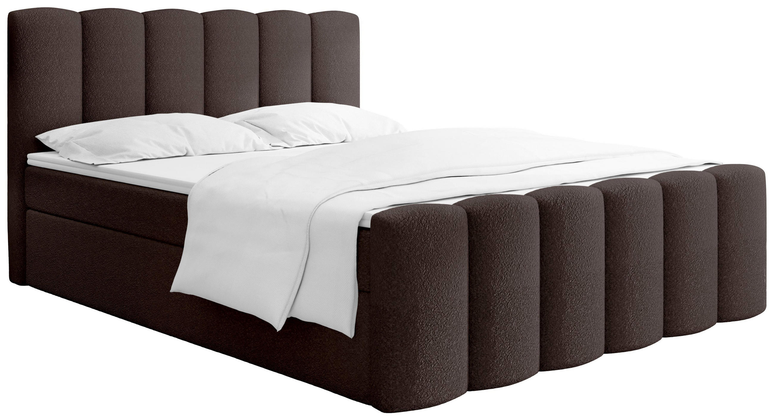 WFL Group Boxbett Braun 140x200 cm