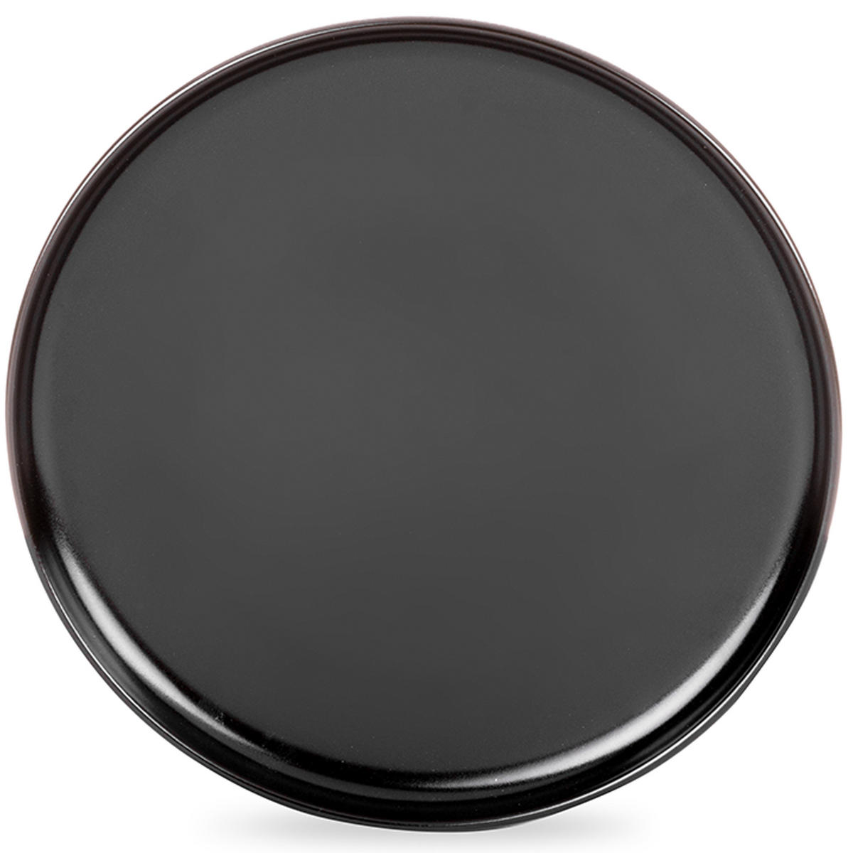 TELLER-SET VICTO 6-tlg Speiseteller, matt schwarz - Schwarz, Keramik (27cm) - KONSIMO®