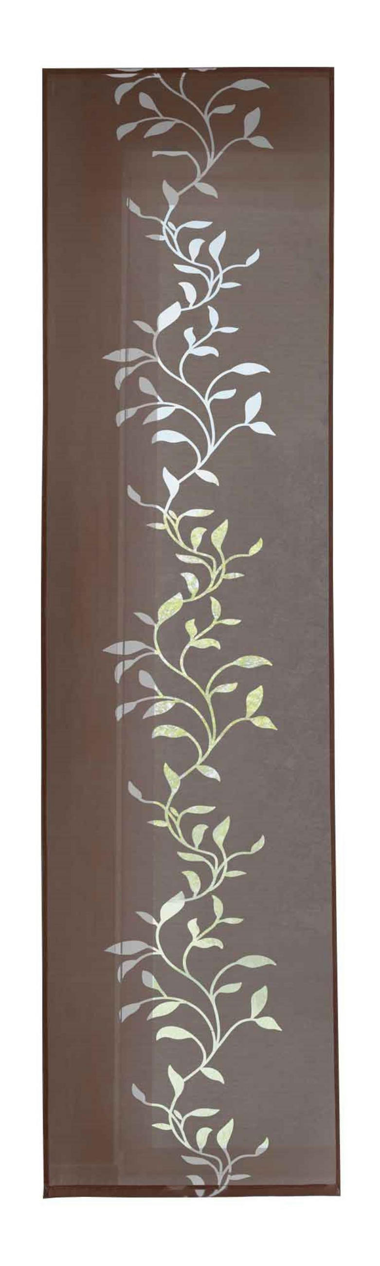 FLÄCHENVORHANG HxB 245x60 Braun - Braun, Textil (60/245cm) - Gardinenbox