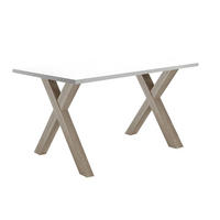 SCHREIBTISCH Edie 1 120 x 70 x 75 Computertisch eiche sägerau/weiß matt lack - Weiß, Holz (120/70/75cm) - 58aufmkessel