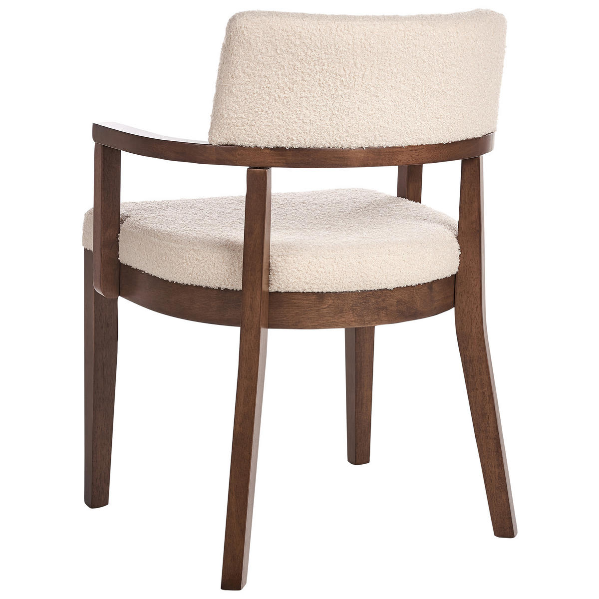 ESSZIMMERSTUHL 2er-Set Beige Dalbo - Beige/Braun, Textil (59/82/56cm) - Beliani