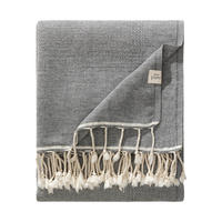 DECKE Olivia Grau 140x200 cm - Grau, Textil (140/200cm) - benuta Pure