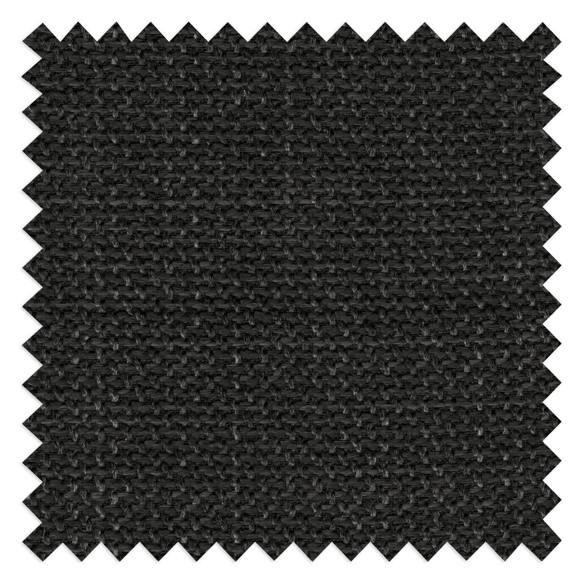 POLSTERHOCKER - Eichefarben/Schwarz, Eichenholz/Textil (85/43/60cm) - home24