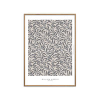 POSTER mit Rahmen William Morris - Nature Dust - Eichefarben/Grün, Holz/Papier (30/40cm) - Poster&Frame