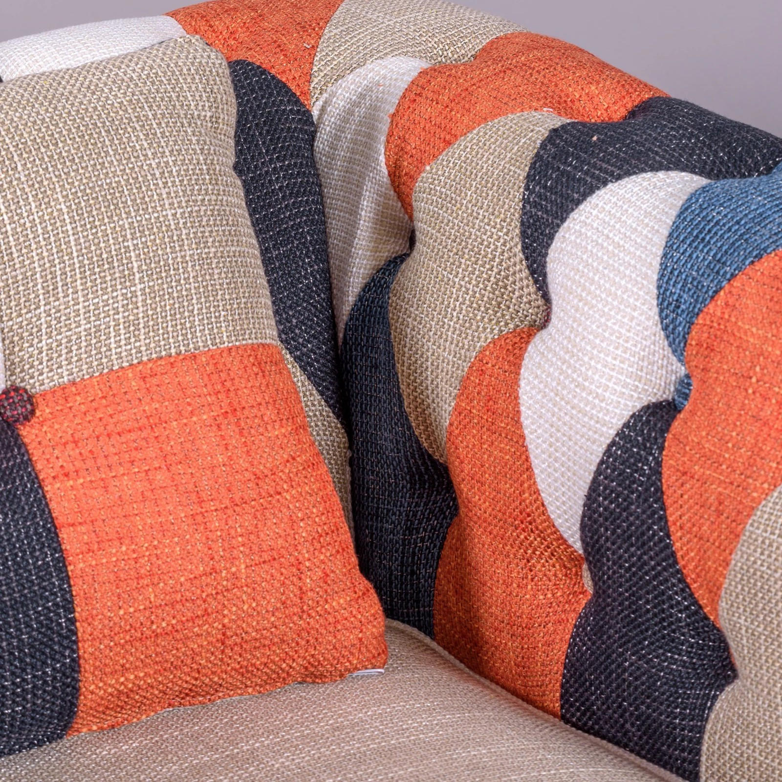 Thumbnail - Nest Dream 1-Sitzer-Sofa, Mehrfarbig, Textil, 96x70x84 cm, Wohnzimmer, Sessel, Polstersessel