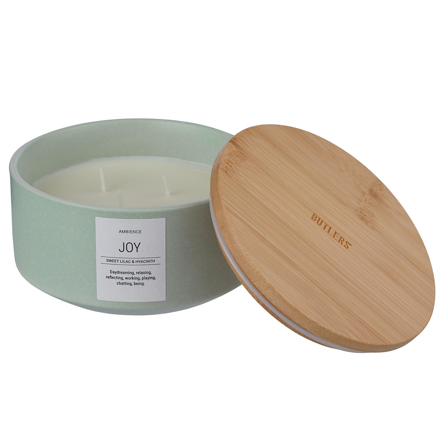 DUFTKERZE Ambience - Grün, Paraffin (6cm) - BUTLERS