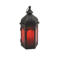 DEKORATIVE LATERNE Rot 14/16/32 cm - Rot, Metall (14/32/16cm) - Mobili Rebecca