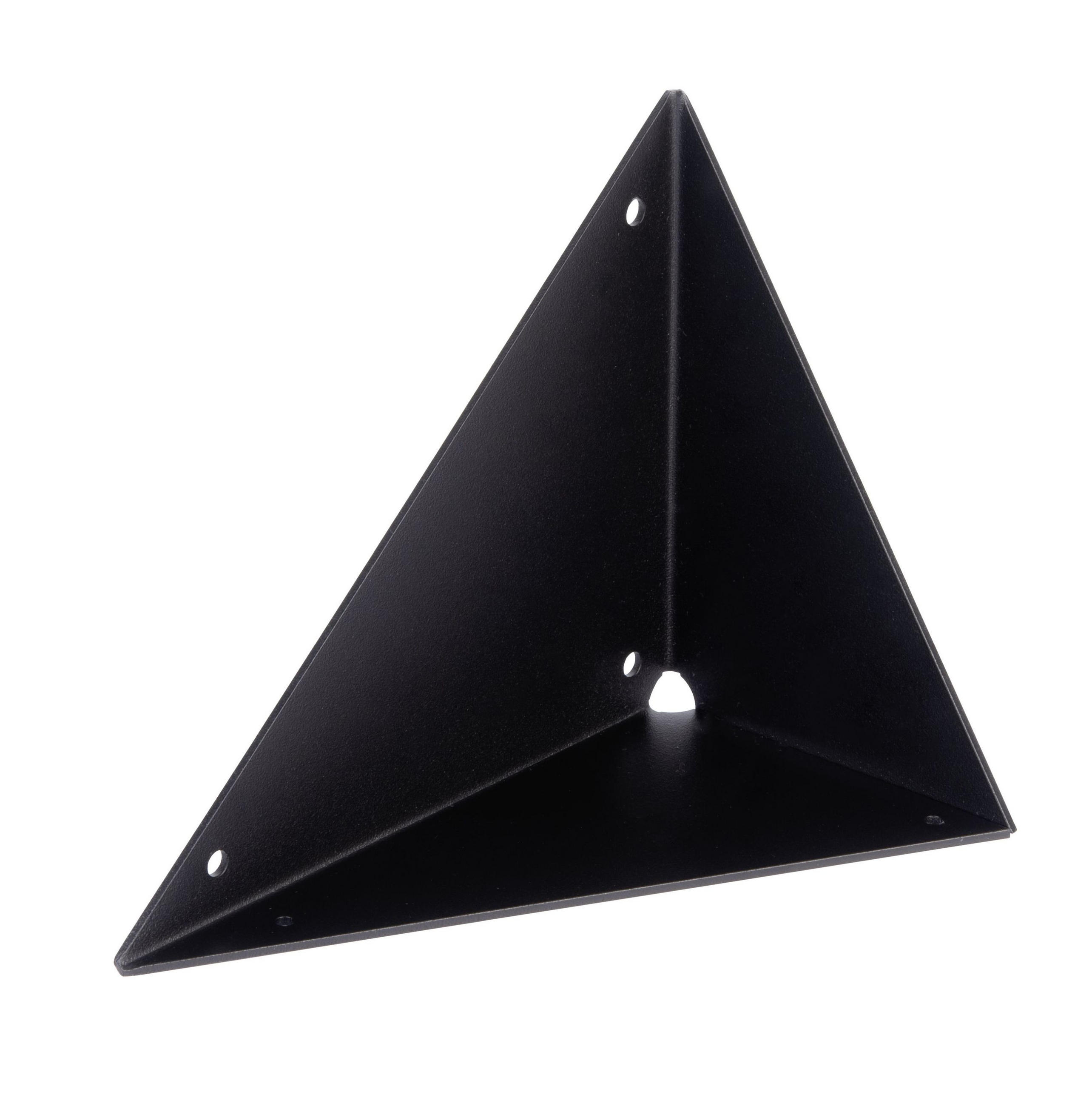 REGALTRÄGER Ina, Stahl in verschiedenen Trendfarben - Schwarz, Metall (18/10.2/15cm) - Alberts