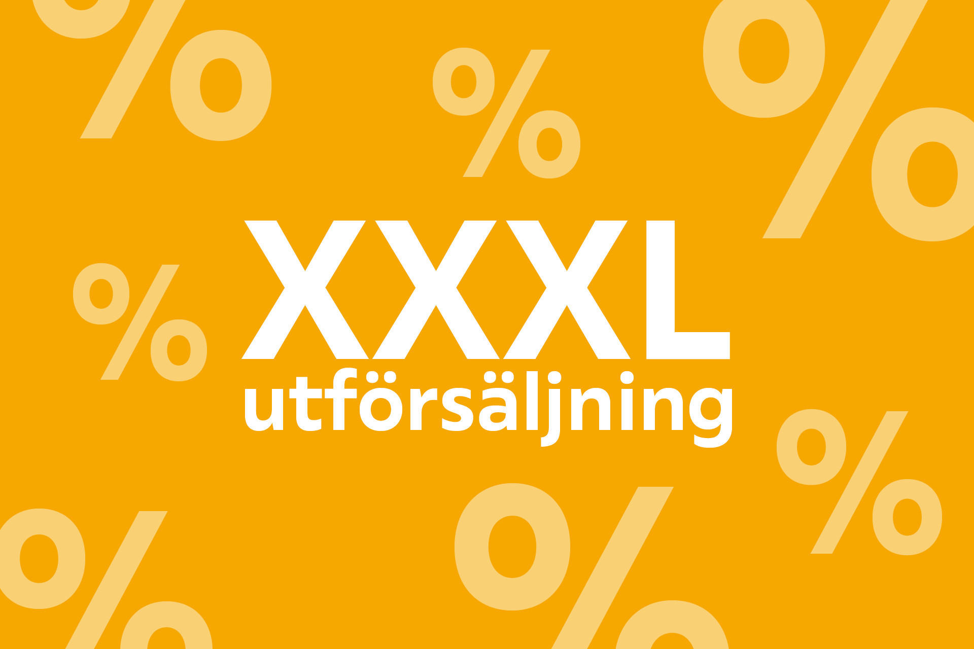 XXXL-Utförsäljning