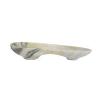 SCHALE Organic 37/13/7 cm - Grün, Naturmaterialien (7cm) - Present Time