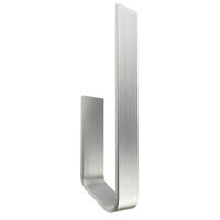 TOILETTEN ERSATZROLLENHALTER OHNE BOHREN - Silberfarben, Metall (3.4/23/6cm) - Designfabrik Hamburg