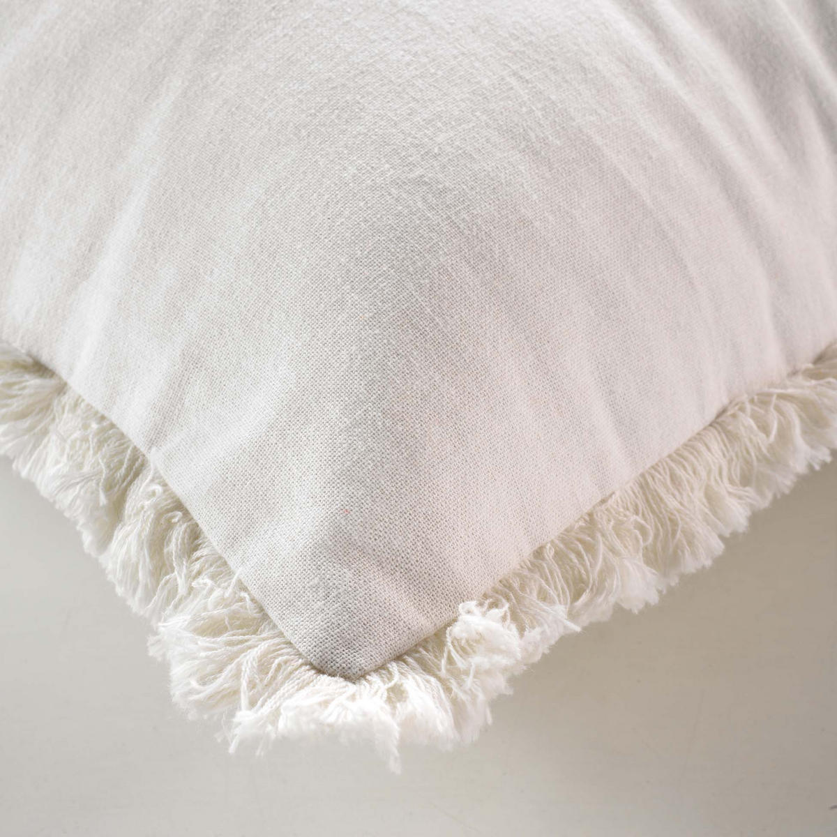 ZIERKISSEN Eve 45/45 cm - Creme, Naturmaterialien (45/45cm) - Douceur d´intérieur