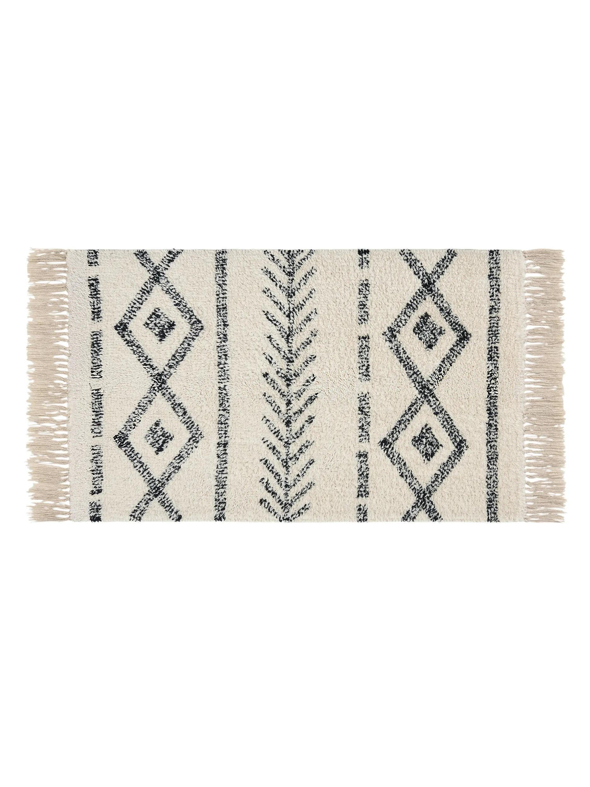 KOPALNIŠKA preproga Naomi kremna 50x80 cm - krem, tekstil/naravni materiali (50/80cm) - benuta Nest