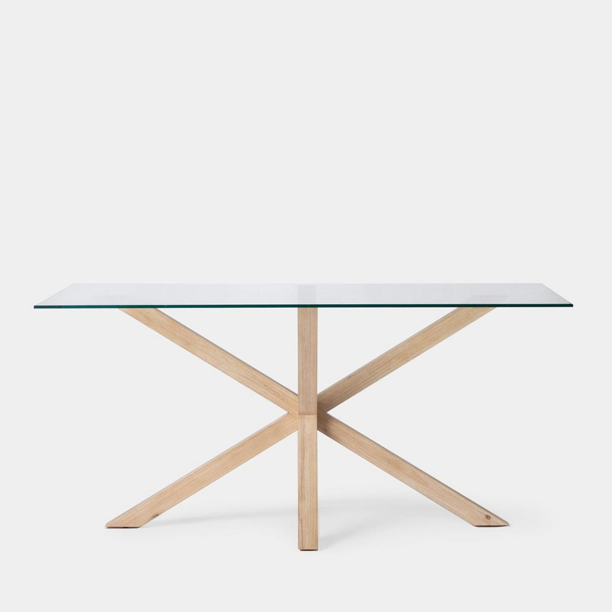 ESSTISCH Emerald Durchsichtig 160 cm x 74 cm - Transparent, Glas (90/160/74cm)