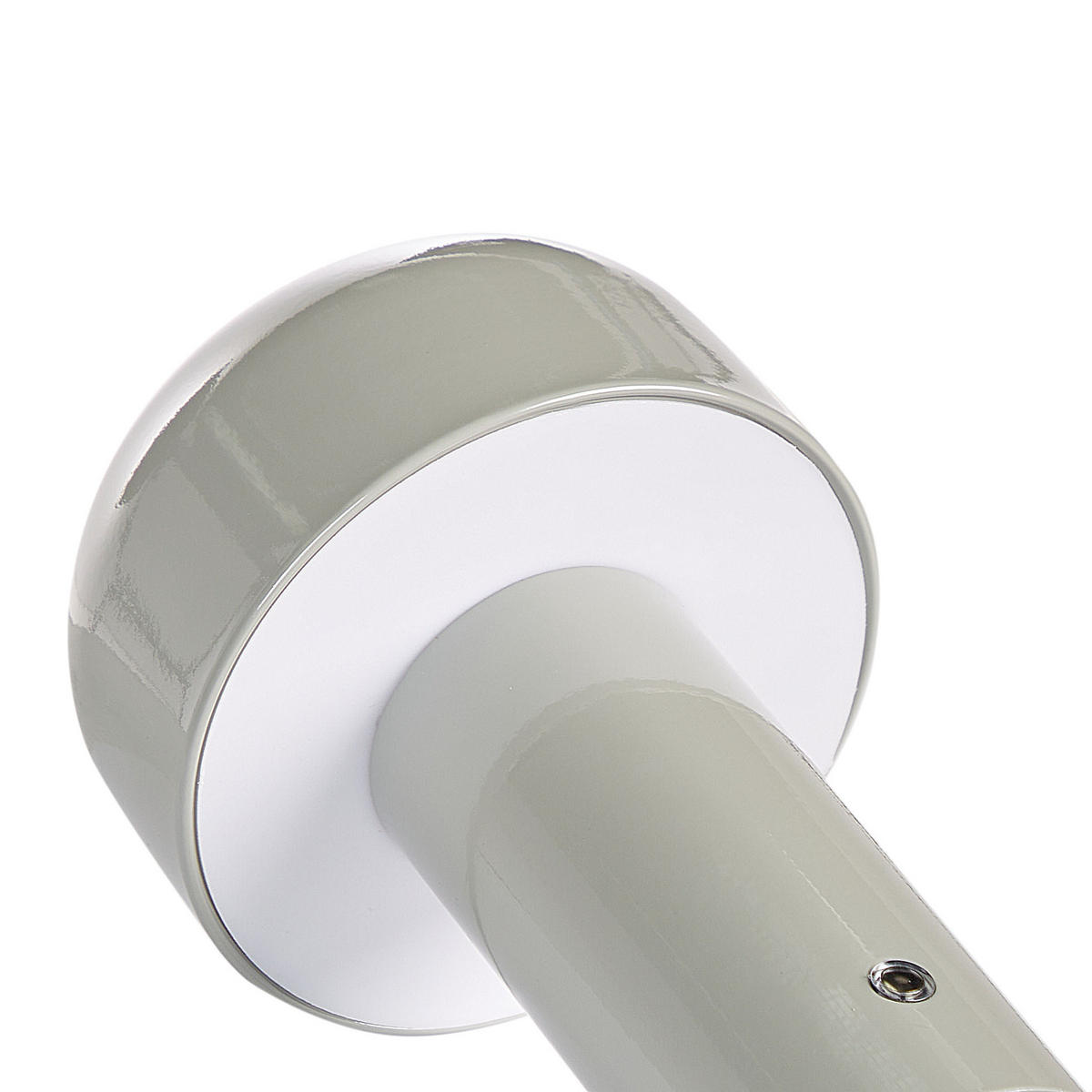 LED-TISCHLEUCHTE Grau Besos - Grau, Metall (12/12/21cm) - Beliani