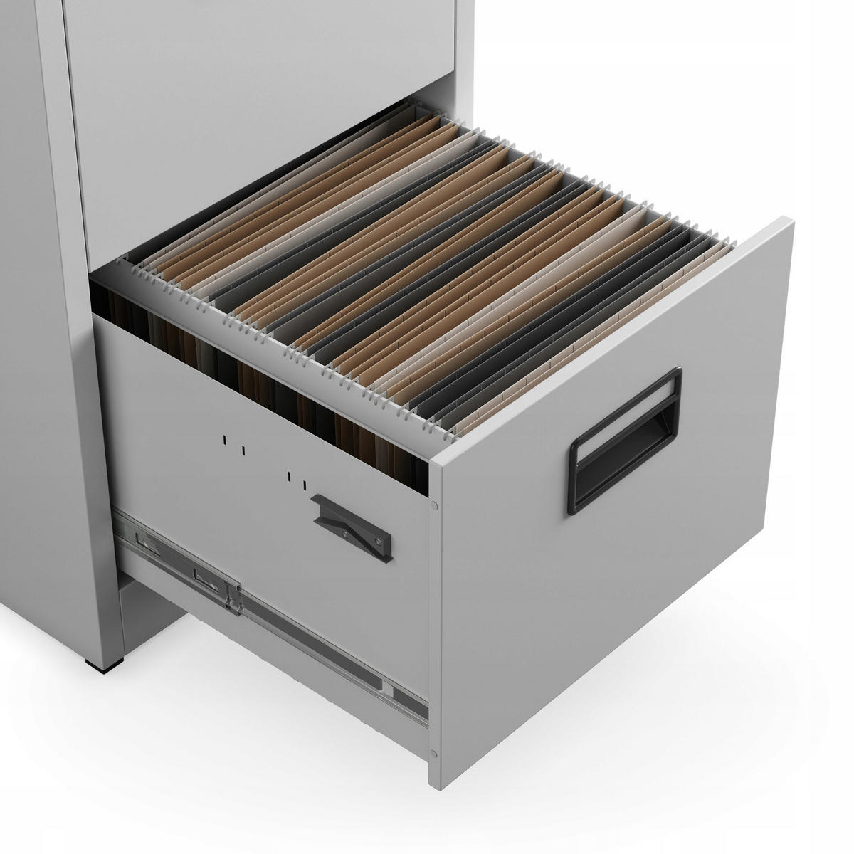 AKTENSCHRANK mit 5 Schubladen SARA V5 - Grau, Metall (46/162/62cm) - Jan Nowak