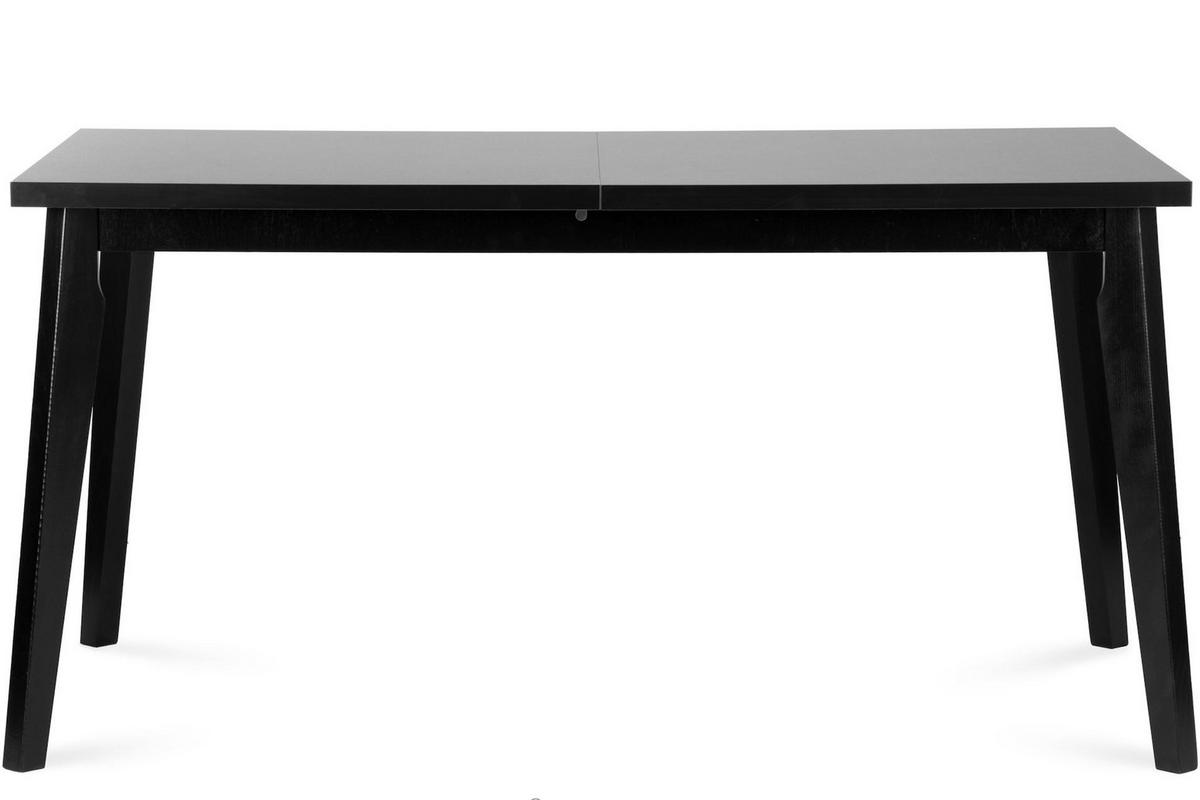 ESSTISCH RHENA ausziehbar bis 190cm, Schwarz - Schwarz, Holz (150/77/80cm) - KONSIMO®