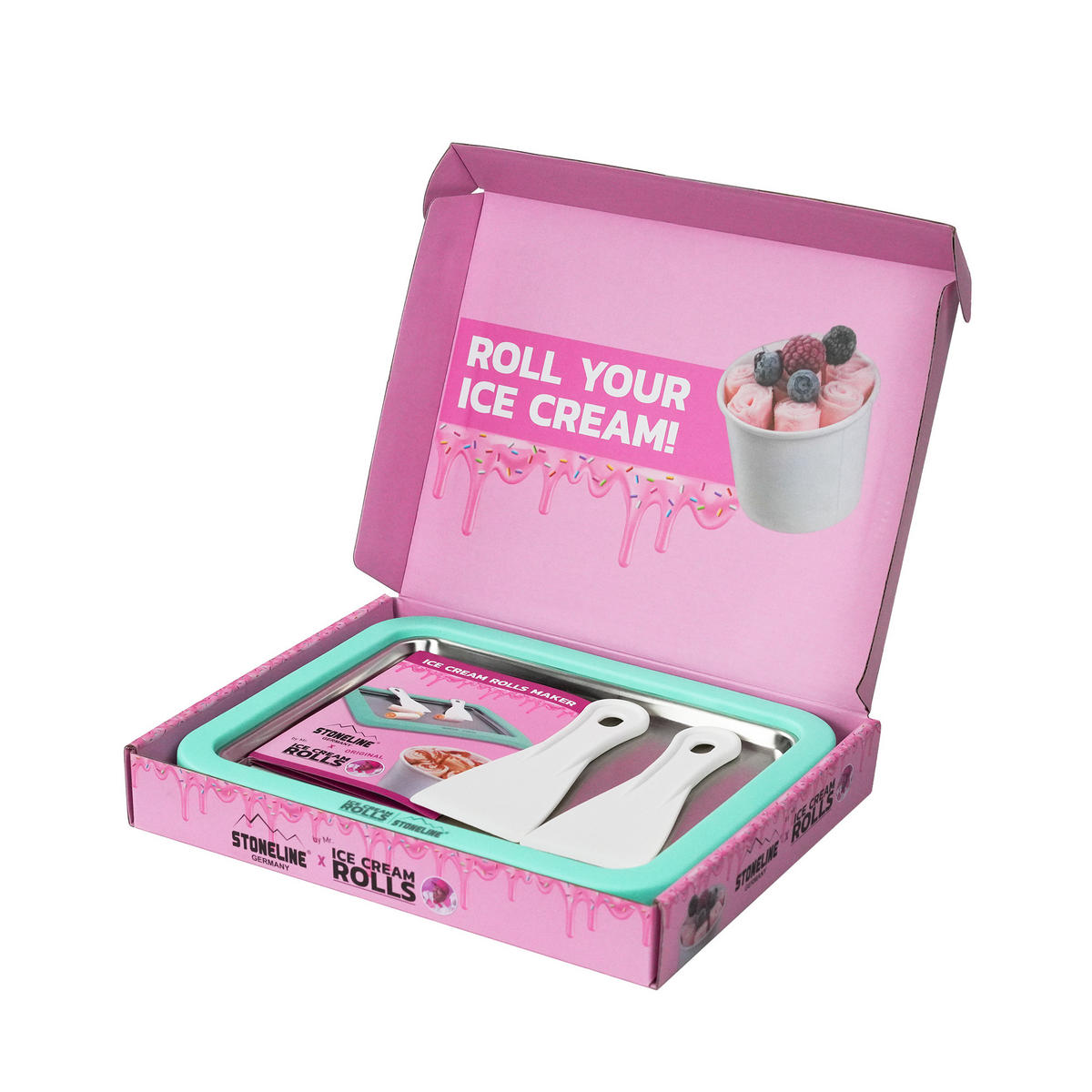 ICE-CREAM-ROLLS-MAKER MINT - Mintgrün, Metall - Stoneline