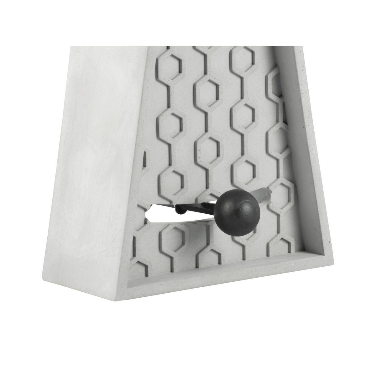 TISCHUHR Honeycomb Grau 25/14/25 cm - Hellgrau, Stein (14/25/25cm) - Karlsson