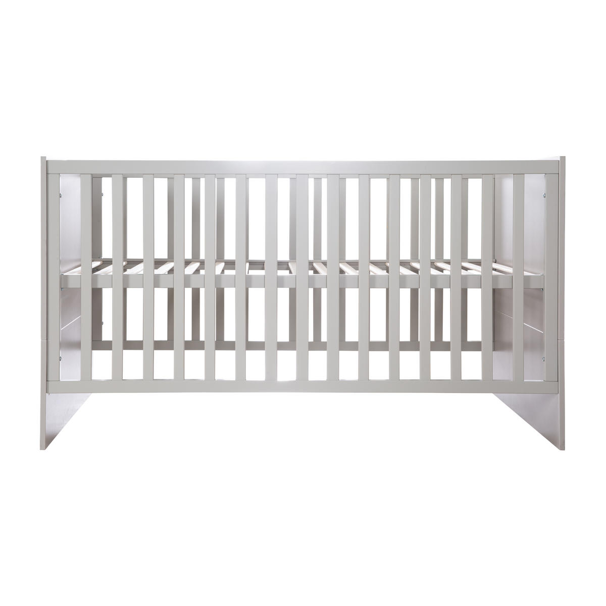 BABYBETT Lea 70 x 140 cm - Hellgrau, Holzwerkstoff (70/140cm) - Roba