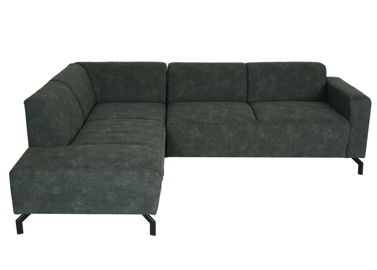 ECKSOFA OTTOMANE LINKS Grau - Grau, Textil (247/195cm) - MCW