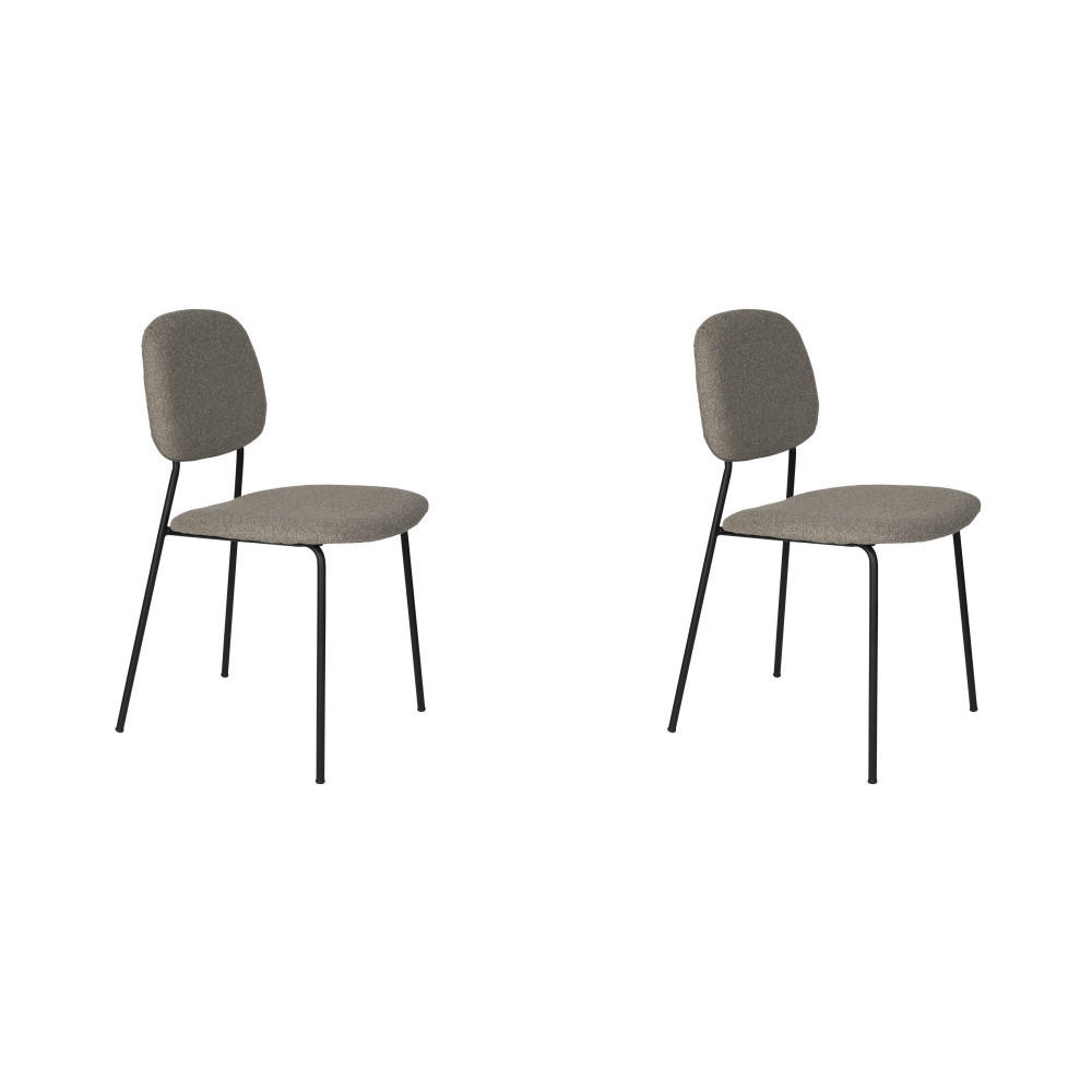 ESSZIMMERSTUHL Roos - Beige - 51/47/85 cm - 2er-Set - Beige, Metall (47/85/51cm)