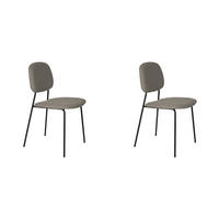 ESSZIMMERSTUHL Roos - Beige - 51/47/85 cm - 2er-Set - Beige, Metall (47/85/51cm)