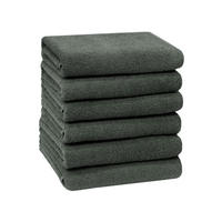 HANDTÜCHER, 6er-Set, 50x100 cm, 100% Baumwolle, Grau - Anthrazit, Textil (50/100cm) - Zollner
