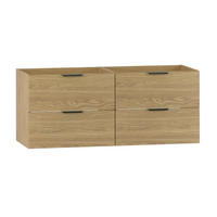 WASCHTISCHUNTERSCHRANK 120cm Astrid Holz - Braun, Holzwerkstoff (120/50/45.8cm) - Petits-meubles