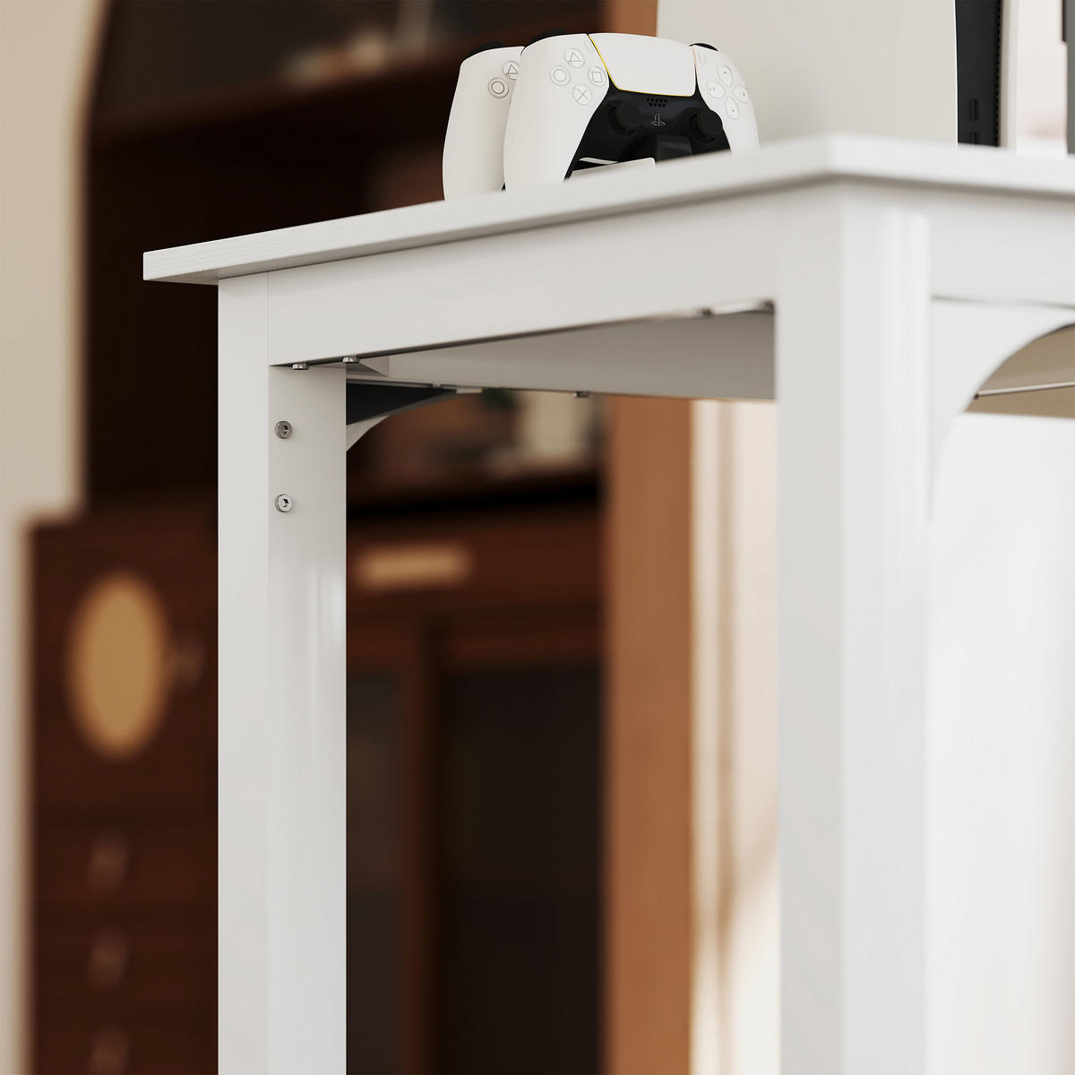 SCHREIBTISCH DE-14964 180 cm breit für 2 Personen Weiß - Weiß, Holzwerkstoff (180/60/75cm) - ComfortXL