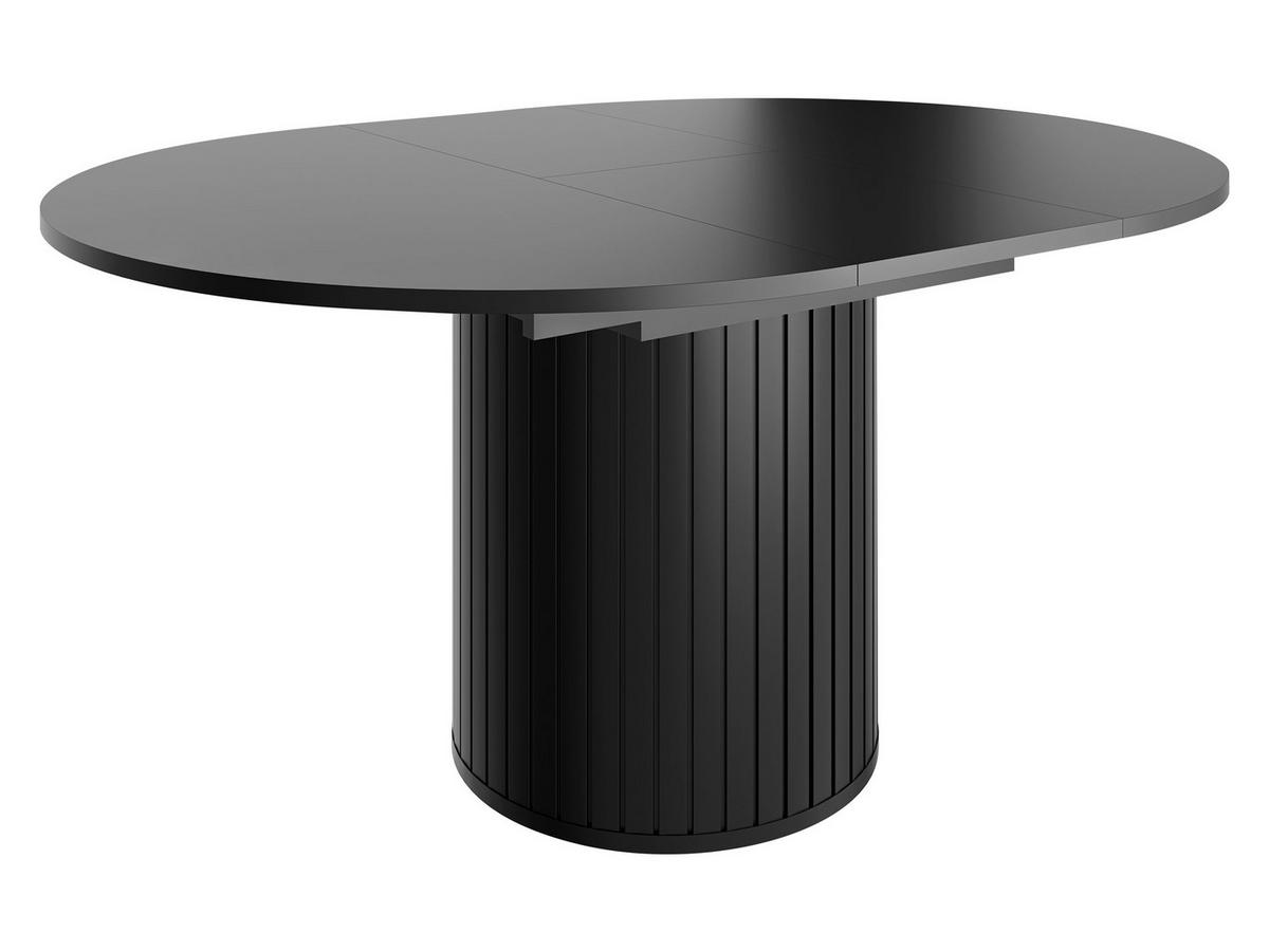 ESSTISCH ausziehbar Zante 09 - Schwarz, Holzwerkstoff (120/120/76cm) - MIRJAN24