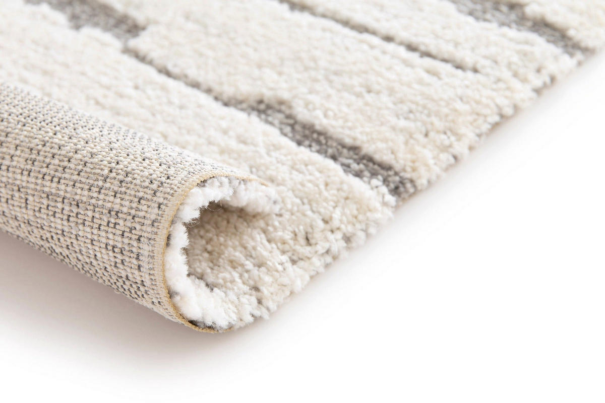 TEPPICH mit sehr weichem Reliefeffekt grau - Grau, Textil (200/290cm) - AFK Living