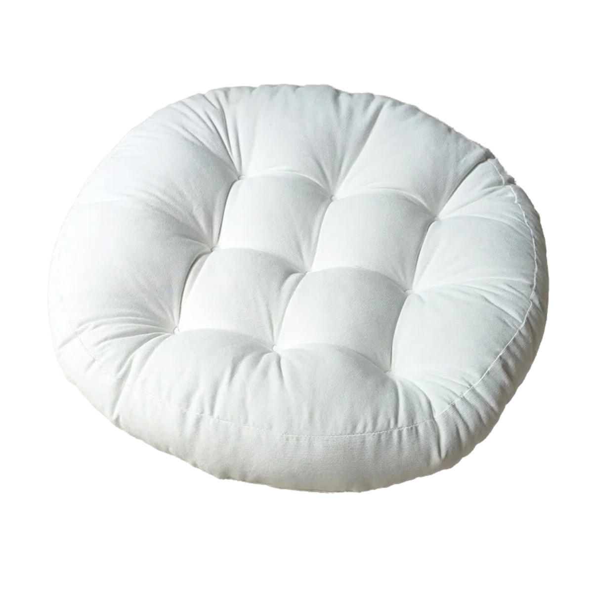 GARTENHOCKERAUFLAGE 55/55 cm - Weiß, Textil (55/55cm) - Authentics