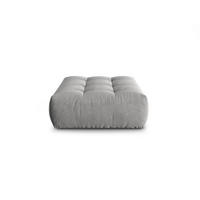 POUF Bloom aus Samt grau - Grau, Textil (101/42/110cm) - Micadoni