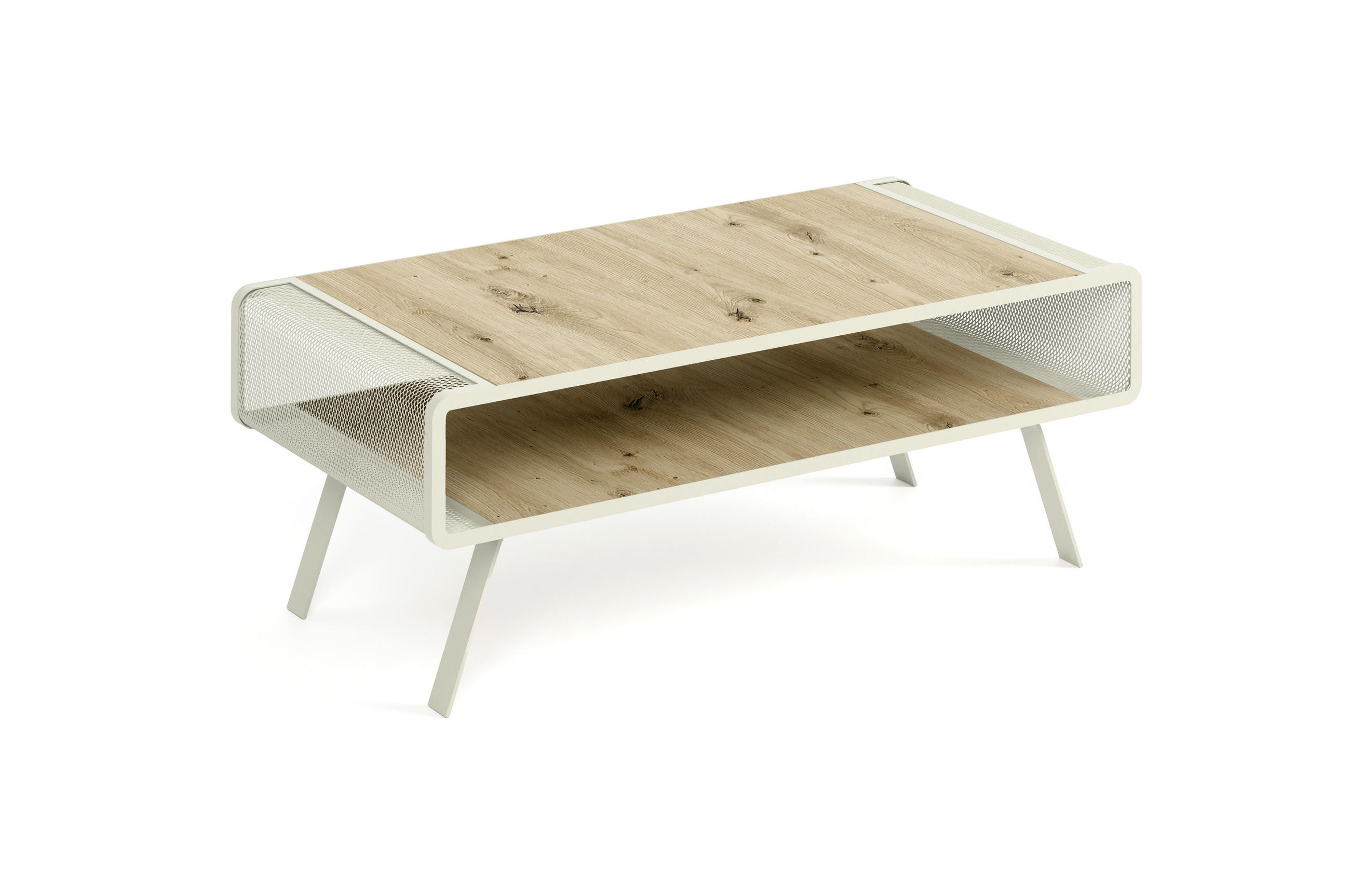 COUCHTISCH TORPE - Kaschmir/Eiche Artisan, Holzwerkstoff (60/121/45cm) - Meblini