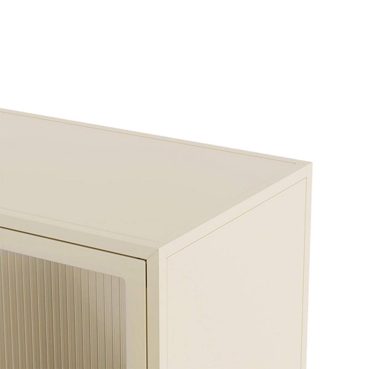 SIDEBOARD, Ekru - Weiß, Metall (35/90/120cm) - Oviala