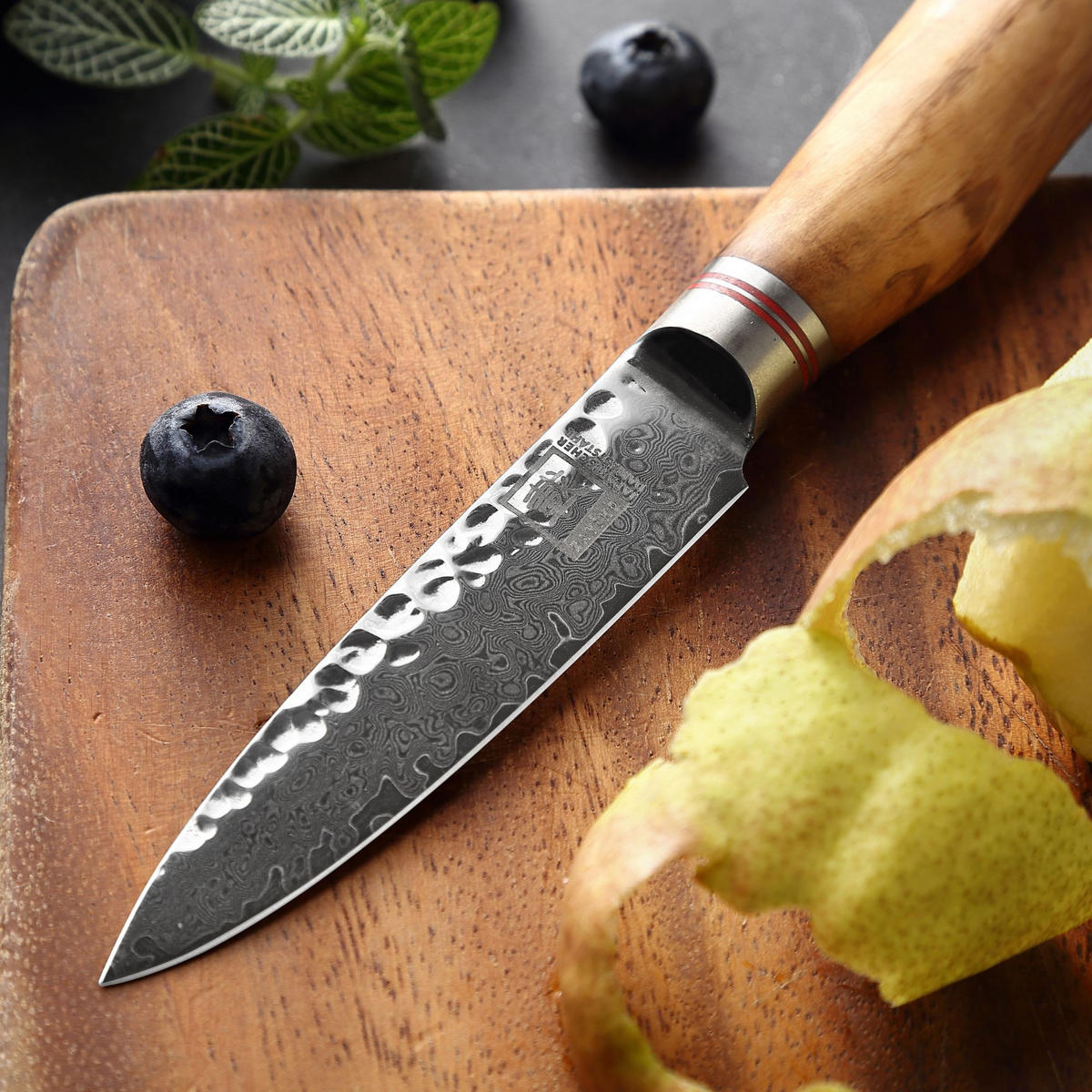 OFFICEMESSER 9 cm - Braun, Holz/Metall (21cm) - Zayiko