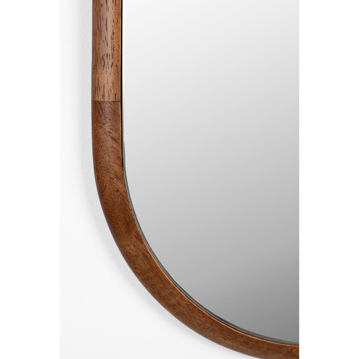 WANDSPIEGEL Nyko Spiegel/ Braun - Beige, Holz (26/120/2.5cm) - Housecraft Living