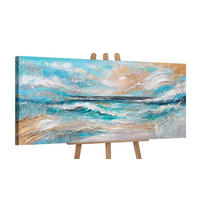 GEMÄLDE Sonnenglanz auf Keilrahmen 115x50 cm - Multicolor, Holz (115/50cm) - YS-art gallery