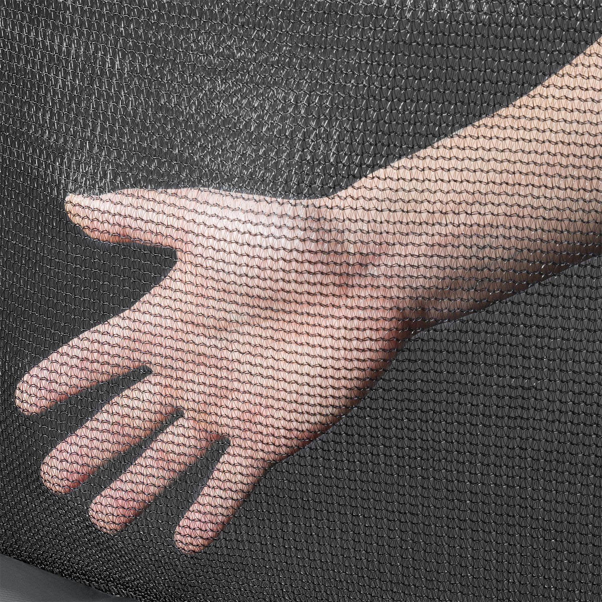 TRAMPOLIN SkyBounce M 305cm schwarz - Schwarz, Metall (305/305/256cm) - Juskys