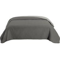 TAGESDECKE Wende-Design grau 220/240 cm Duo-Color - Grau, Textil (220/240cm) - wometo