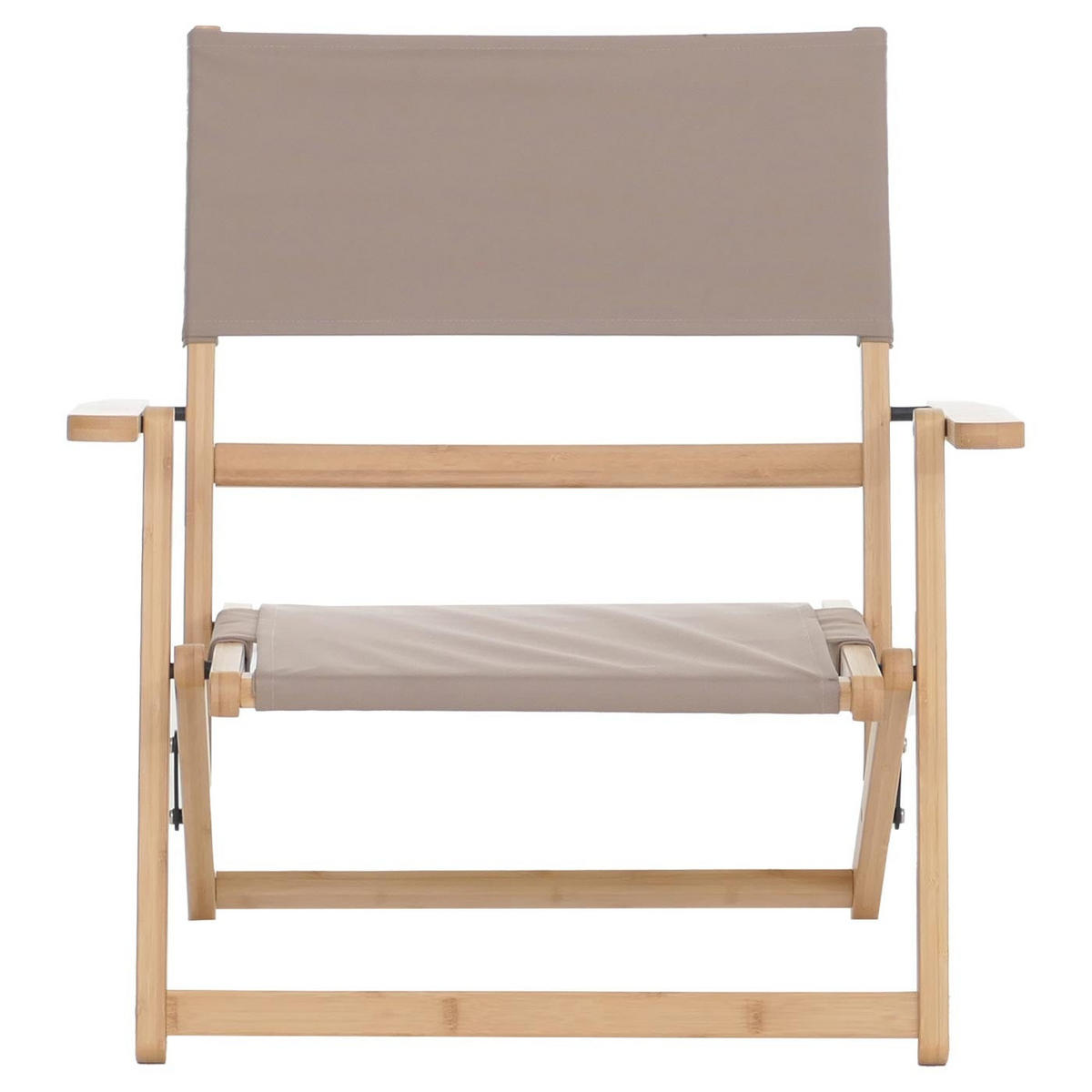 BAMBUS CAMPINGSTUHL Creme - Creme, Textil (61/64/42cm) - MCW